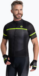 Rogelli Hero II tricou de ciclism pentru bărbați galben/negru/gri