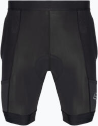 Fox Racing Pantaloni scurți de ciclism pentru bărbați Fox Racing Baseframe Pro cu protecții negru 30092_001