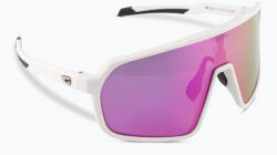 GOG EYEWEAR Ochelari de soare GOG Okeanos matt white/black/polychromatic purple-green