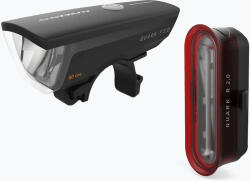 Kross Set de lumini pentru bicicletă KROSS Quark Set 2.0 black