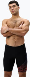 Speedo Jammeri de înot pentru bărbați Speedo Medley Logo Jammer negru/coral neon