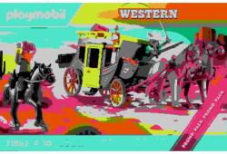 Playmobil Jaf cu Diligența în Vestul Sălbatic Figurina