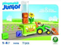 Playmobil Junior: Tractor cu echipament de plantare