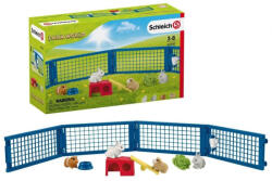 Schleich Arenă împrejmuită pentru iepuri și cobai (102642500) Figurina