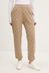 HUGO pantaloni de loungewear pentru femei cu bumbac TERRYMONOGRAM_PANTS PPY2-SPD058_80X (50556809)