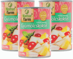 Natur farm gyümölcskoktél (3x410 g)