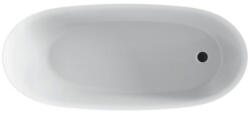 NIWELL Luxury NIWELL LEA matt b&w szabadonálló kád 167, 6x73 matt fekete/fehér (NW-KSZ-LEA168-MBW)