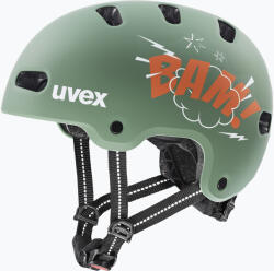UVEX Gyerek sisak UVEX Kid 4 Style bam moss green/papaya matt