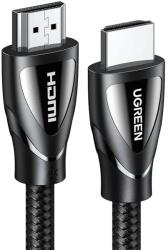 UGREEN 8K HDMI kábel fonott burkolattal, 48Gbps, 2m - Fekete