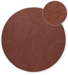 Hanse Home Téglavörös kézi szövésű gyapjú kerek szőnyeg ø 120 cm Calmio - Hanse Home