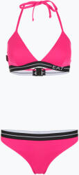 Giorgio Armani Női kétrészes fürdőruha EA7 Emporio Armani Logo Tape Bikini Triangle neon rózsaszín