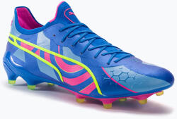 PUMA King Ultimate Energy FG/AG férfi futballcipő ultrakék/világító rózsaszín/világító kék