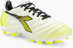 Diadora Gyermek focicipő Diadora Brasil Elite GR LT LPU Y fehér/fekete/fluó sárga