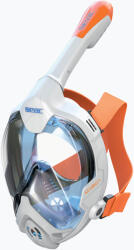 SEAC Gyerek teljes arcú sznorkelező maszk SEAC Magica 170-14WO white/orange