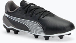 PUMA King Match FG/AG Jr gyermek focicipő puma fekete/puma fehér/hűvös sötétszürke