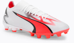 PUMA Ultra Match FG/AG férfi futballcipő puma fehér/puma fekete/tűz orchidea