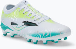 joma Evolution FG férfi futballcipő fehér/türkizkék