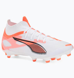 PUMA Férfi futballcipő PUMA Ultra 5 Match+ FG/AG puma fehér/puma fekete/izzó piros