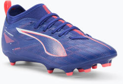 PUMA Ultra 5 Match FG/AG Jr gyermek labdarúgócipő lapis lazuli/puma fehér/naplemente fénye