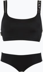 Giorgio Armani Női kétrészes fürdőruha EA7 Emporio Armani Logo Tape Bikini felső fekete