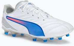 PUMA King Pro FG/AG férfi futballcipő puma fehér/kékmáz/szürke/szürke/szürkésbarna/szürkésbarna