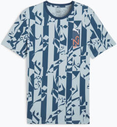 PUMA Férfi foci póló PUMA Neymar Jr Creativity Logo Tee ocean tropic/turquoise surf
