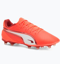 PUMA King Match FG/AG férfi futballcipő izzó piros/puma fehér/piros tűz