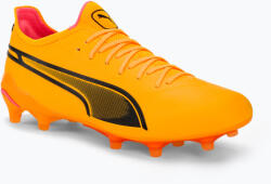 PUMA King Ultimate Fg/Ag sun stream/puma black/sunset glow futballcipő
