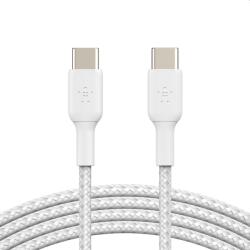 Belkin Limited Belkin Boost Charge Usb-c To Usb-c Braided, 0.15m, White