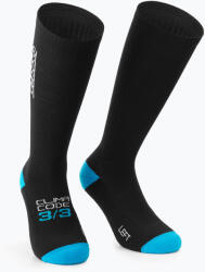 ASSOS Ultra Winter Fugu fekete kerékpáros zokni