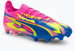 PUMA Férfi futballcipő PUMA Ultra Ultimate Energy FG/AG világító rózsaszín/ultrakék/sárga riasztás