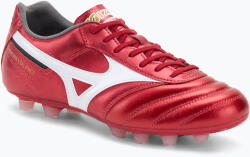 Mizuno Morelia II Pro FG férfi futballcipő 40. piros/fehér/fekete