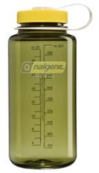 Nalgene Wide Mouth Sustain 1000 ml Sticlă Oil Green w/Freesia