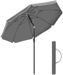 SongmicsHome SOLARA napernyő, Ø160 cm, szürke SongmicsHome