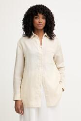 MM by Max Mara női vászon ing FILO - bézs 38
