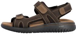 Rieker Sandale barbati, Rieker, 26450-26-Maro, casual, piele naturala, cu talpa groasa, maro (Marime: 44)