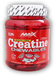 Amix Nutrition Creatină monohidrat 2500mg Chewables Tablete zero zahăr 60 tablete Multi-aromă