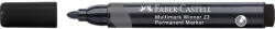 Faber-Castell Alkoholos marker, 2, 8 mm, kúpos, FABER-CASTELL "Multimark Winner 23", fekete (TFC453397) - tintasziget