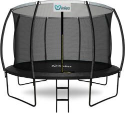 INLEA ULTIMATE Jump Trambulin belső védőhálóval 366 cm - fekete (IN01-0016) - kertaktiv