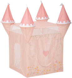 Atmosphera Créateur d'intérieur Cort de joaca pentru copii tip castel, pop-up, cu ferestre, roz, 130x78x78 cm (JJ-200464)
