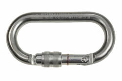 STUBAI OVAL 25KN _ Acél karabiner ovális (982004)