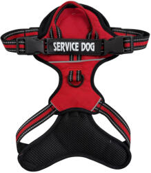 BPS Service Dog kutyahám - piros, M méret (13140-P)