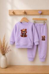 SuperBaby Trening lila pentru fetite din bumbac