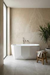 Coloana Cada din acril freestanding Coloana Elva, 150x73 alb lucios (2100000064366)