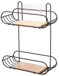 AdTrend Etajera 2 polite fier bambus 28 x 11 x 33, 5 cm (119385) Raft