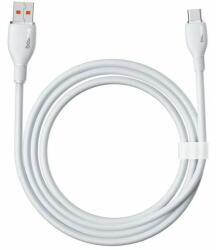 Baseus Cablu Baseus Pudding Series, USB la USB-C, 100W, Fast Charging, 1.2m, Alb