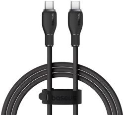 Baseus Cablu Baseus Pudding Series, 100W, USB-C la USB-C, Fast Charging, 1.2 metri, Negru