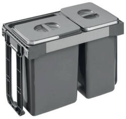 EKOTECH - Beépíthető hulladékgyűjtő FREE JAZZ SHORT 60 - 2x20 liter (93014162606) - ellecishop