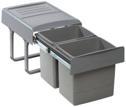 EKOTECH - Beépíthető hulladékgyűjtő MEGA 40 - 2x15 liter (90044162S) - ellecishop