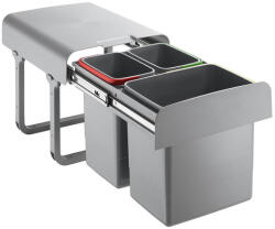EKOTECH - Beépíthető hulladékgyűjtő EKKO 40 - 1x16 liter+2x8 liter (90054100) - ellecishop